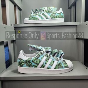 Adidas jeremy scott x super Star 'Money'  HP6596 Size 9 men- 10 Women's